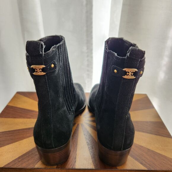 Sam Edelman Womens Size 8.5M Bronson Black Suede Chelsea Ankle Booties Boots NEW - Picture 7 of 14